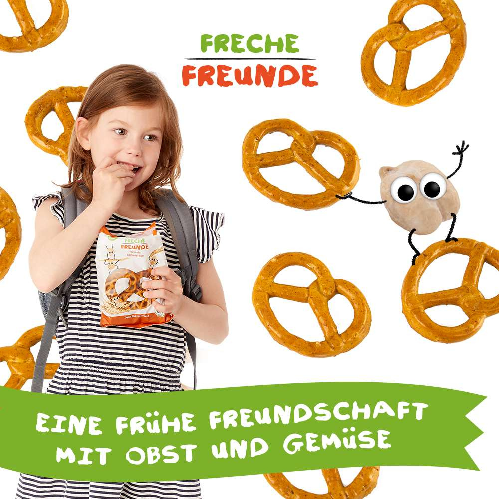 Freche Freunde Children's Snack Pretzels Chickpea - 0