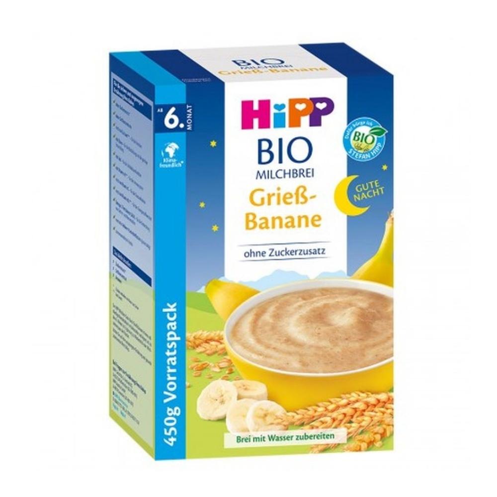 HiPP Organic Milk Porridge Good Night semolina banana