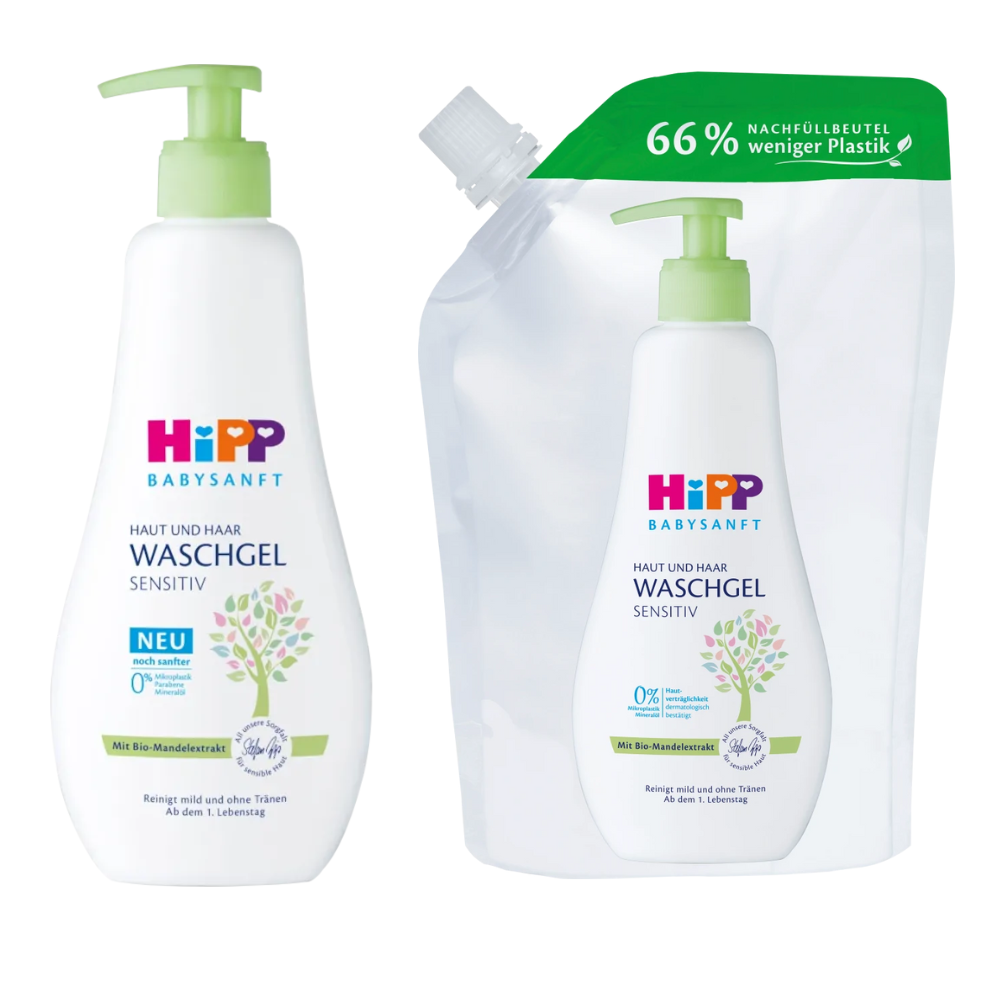 Hipp head to toe wash gel with refill