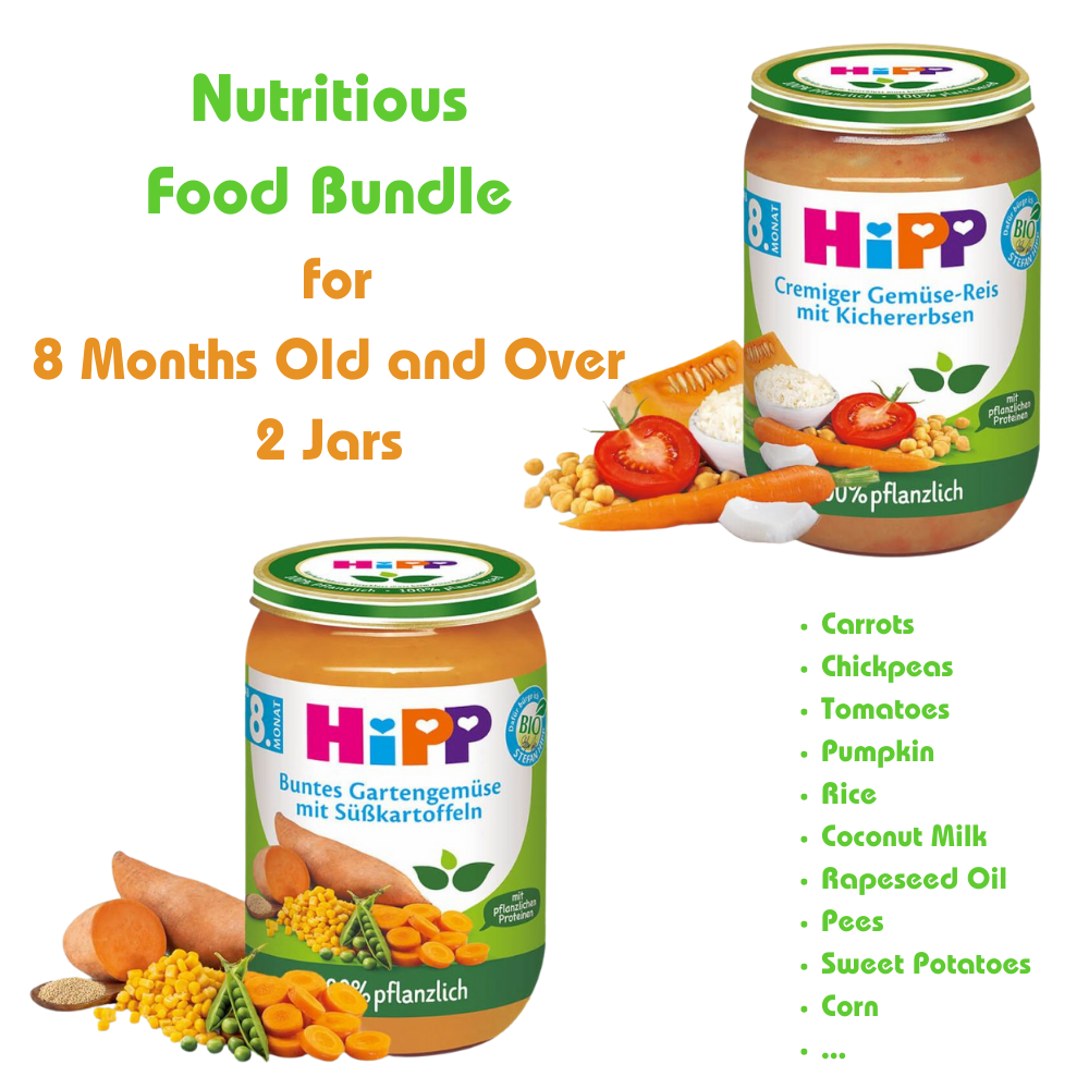 HiPP Nutritious Food Bundle for 8 Months Old and Over - 2 Jars