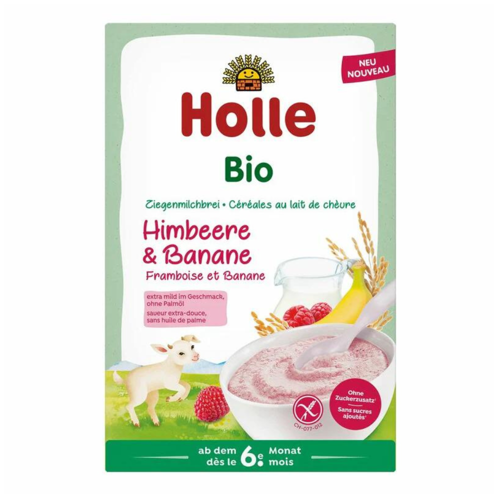 Holle Organic Goat's Milk Raspberry and Banana Porridge