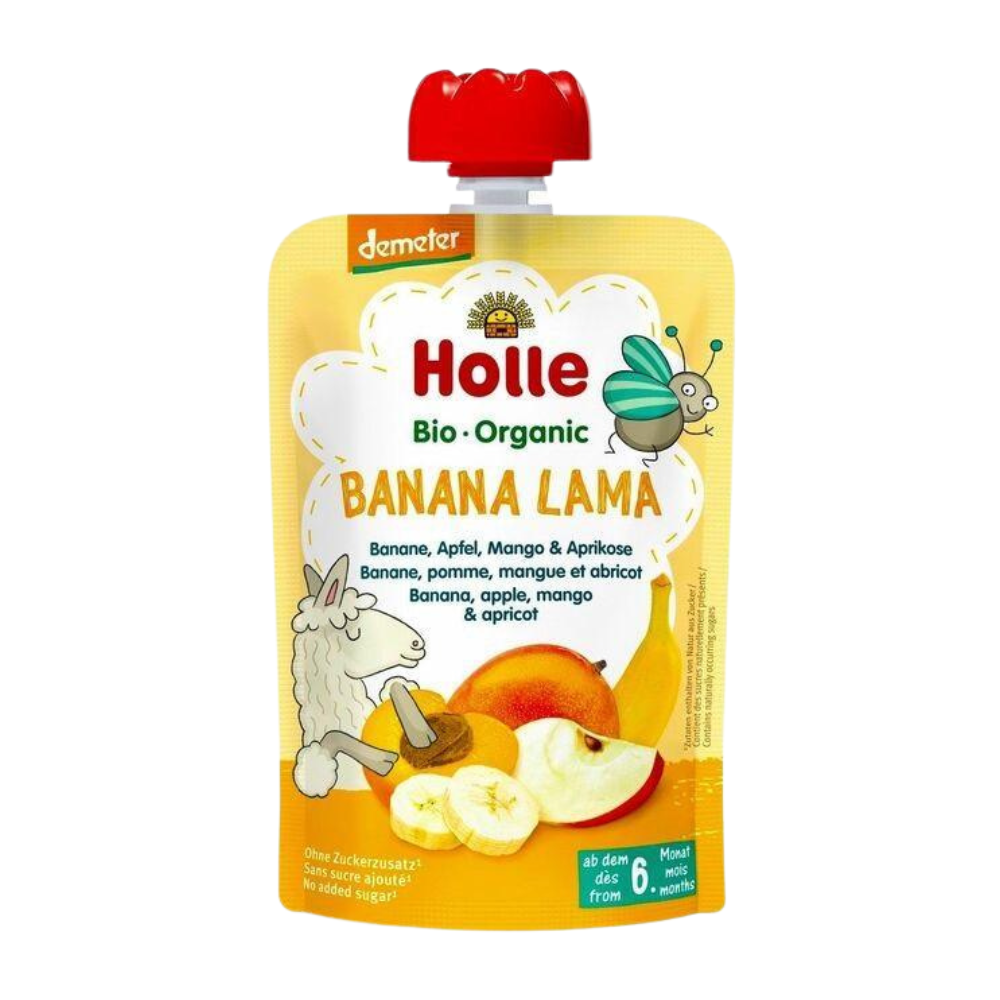 Banana Lama - Holle Organic Fruit Puree Pouch