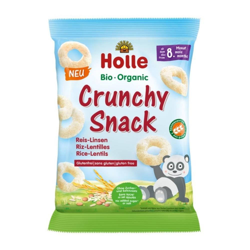 Holle Organic Crunchy Snack Rice Lentils - 25g