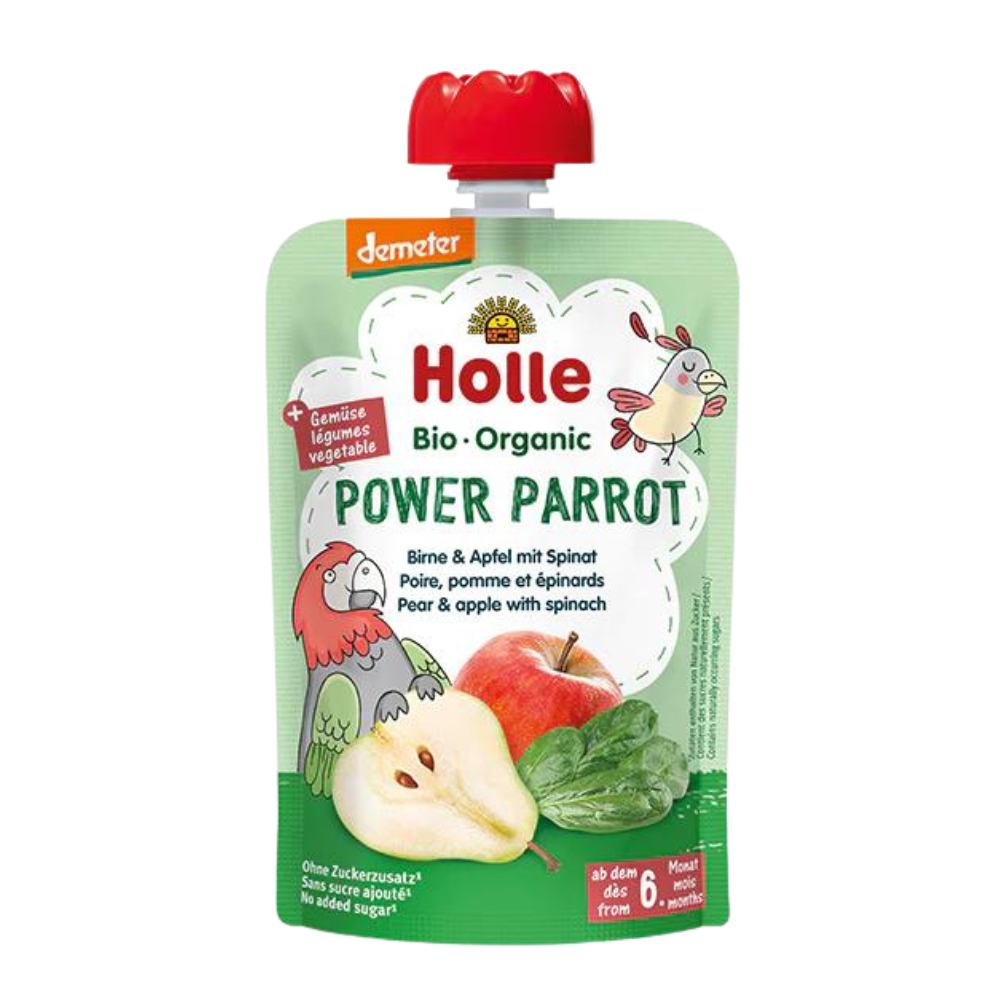 Power Parrot - Holle Organic Fruit Puree Pouch