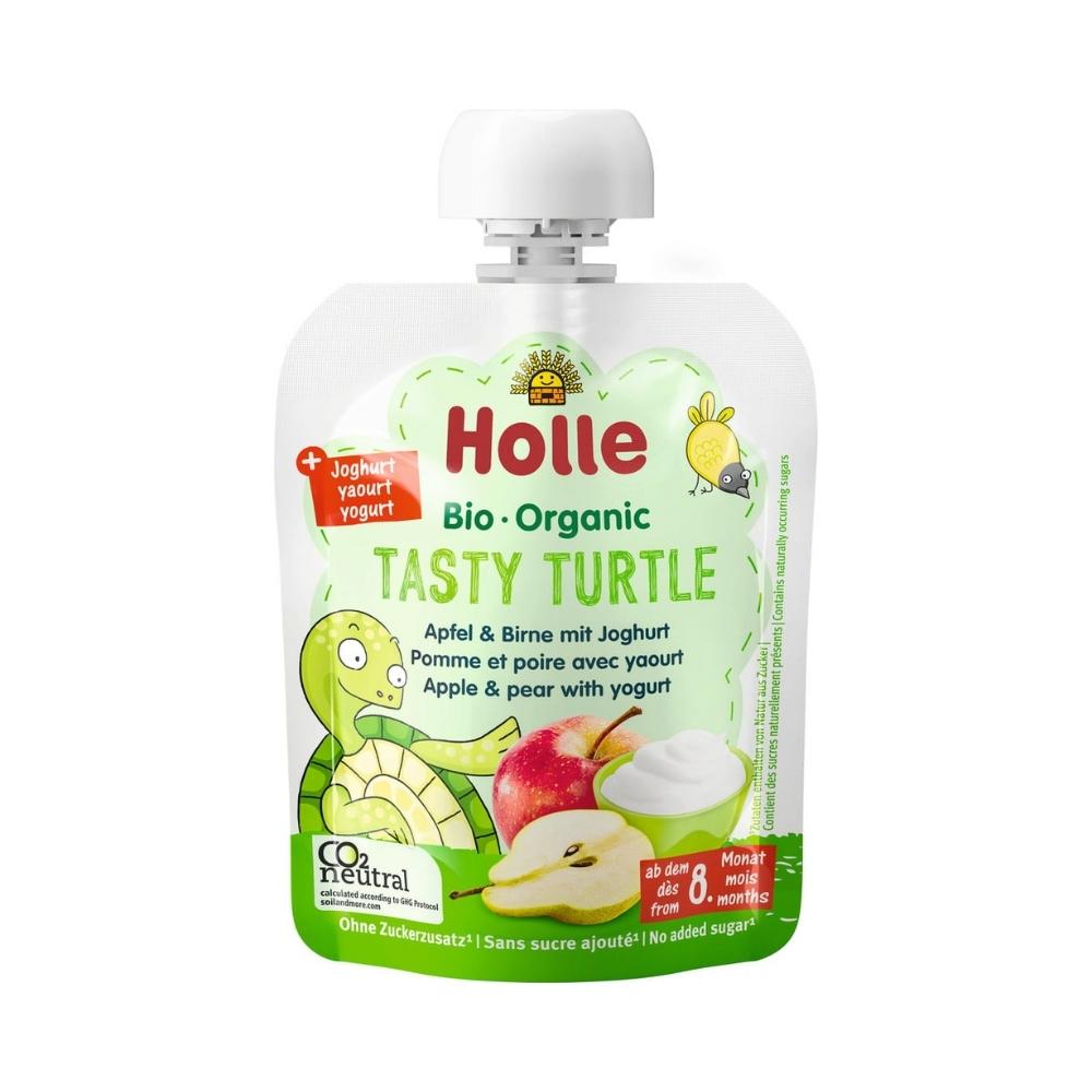 Tasty Turtle - Holle Organic Fruit Puree Pouch with Yogurt
