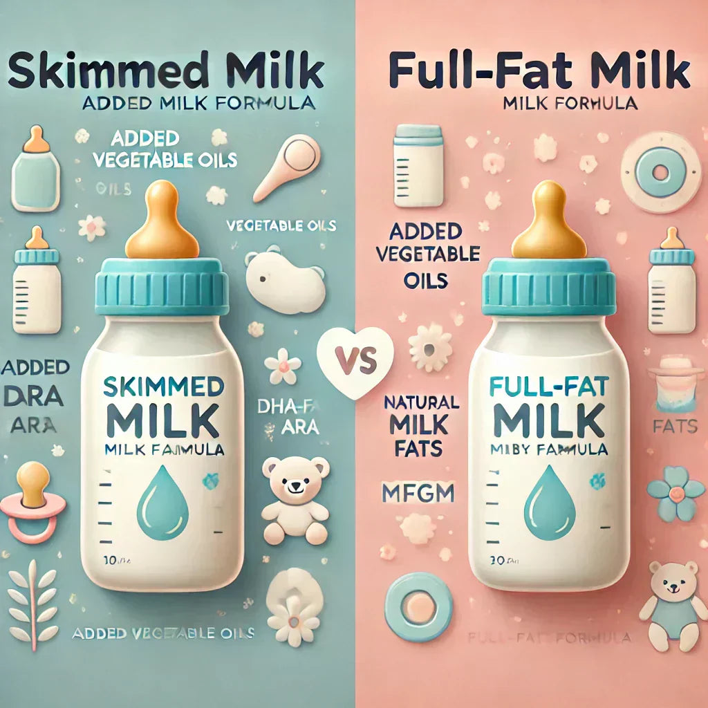 Skimmed v full fat milk