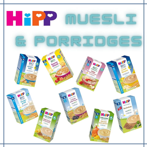 Hipp Organic Cereals Porridges and Muesli