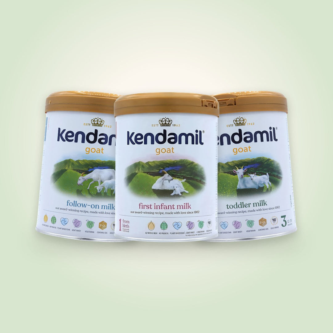 Kendamil goat milk formula: Stage 1, Stage 2 and Stage 3