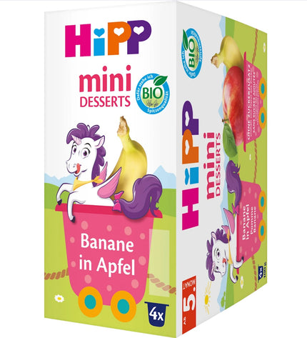 HiPP Fruit Mini-Desert -16 Sealed Cups - Blueberry Pomegranate Peach Banana Pear Apple
