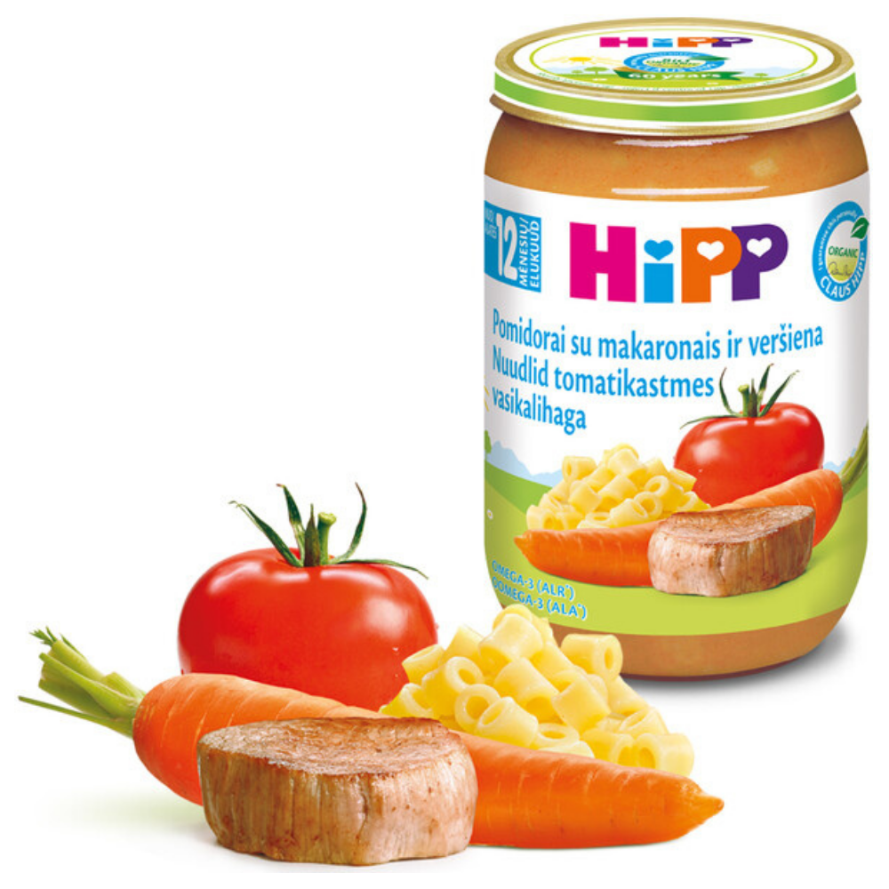 HiPP Baby Food - Fish, Beef and Vegetables Food Best-Seller Bundle of 5 Jars