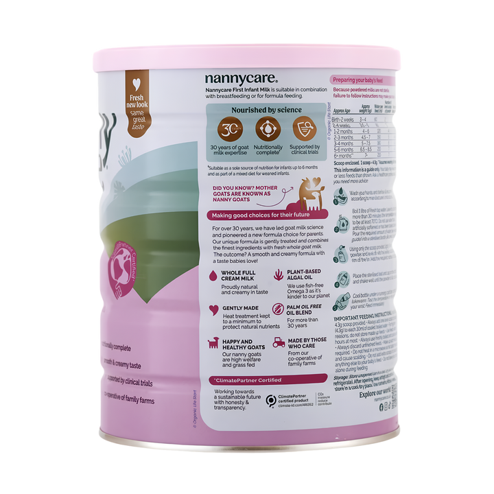 Nannycare Stage 1 First Infant Milk