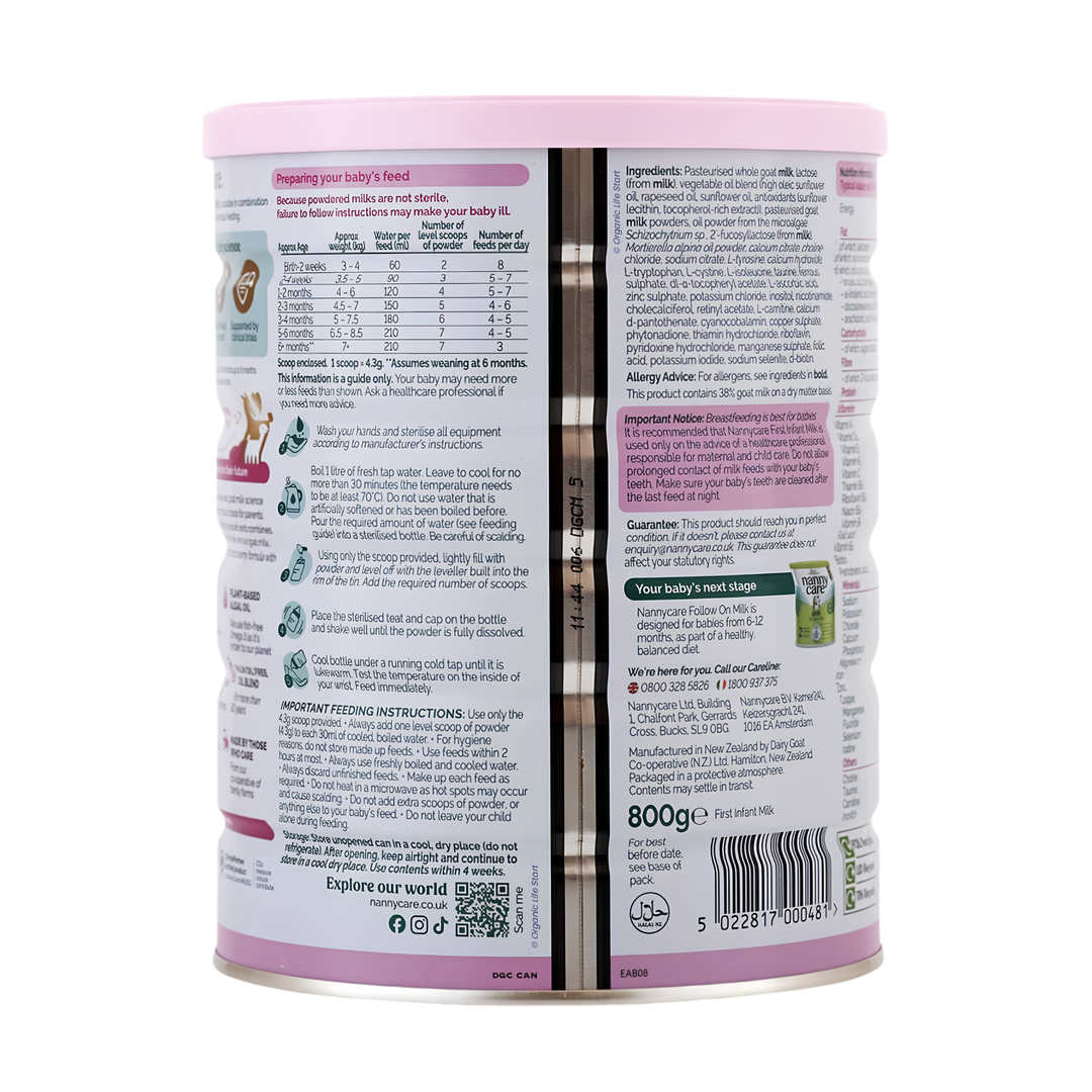 Nannycare Stage 1 First Infant Milk