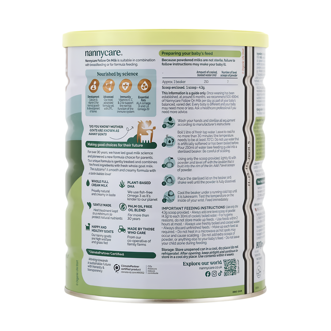 Nannycare Stage 2 Follow On  Milk