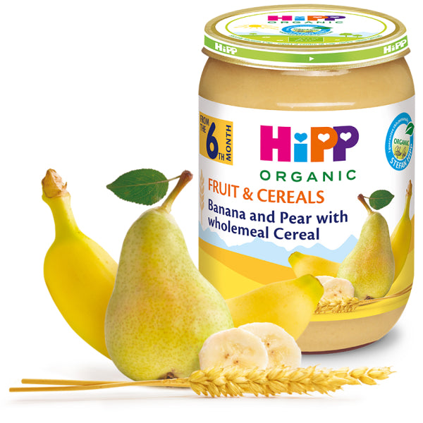 HiPP Organic Baby Weaning Food Bundle - 4 Jars - 5