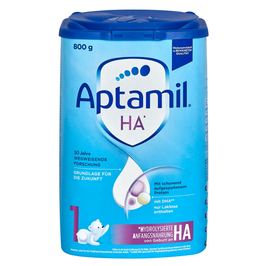 Aptamil HA 1 Baby Formula – Gentle, hypoallergenic formula for allergy-prone babies.