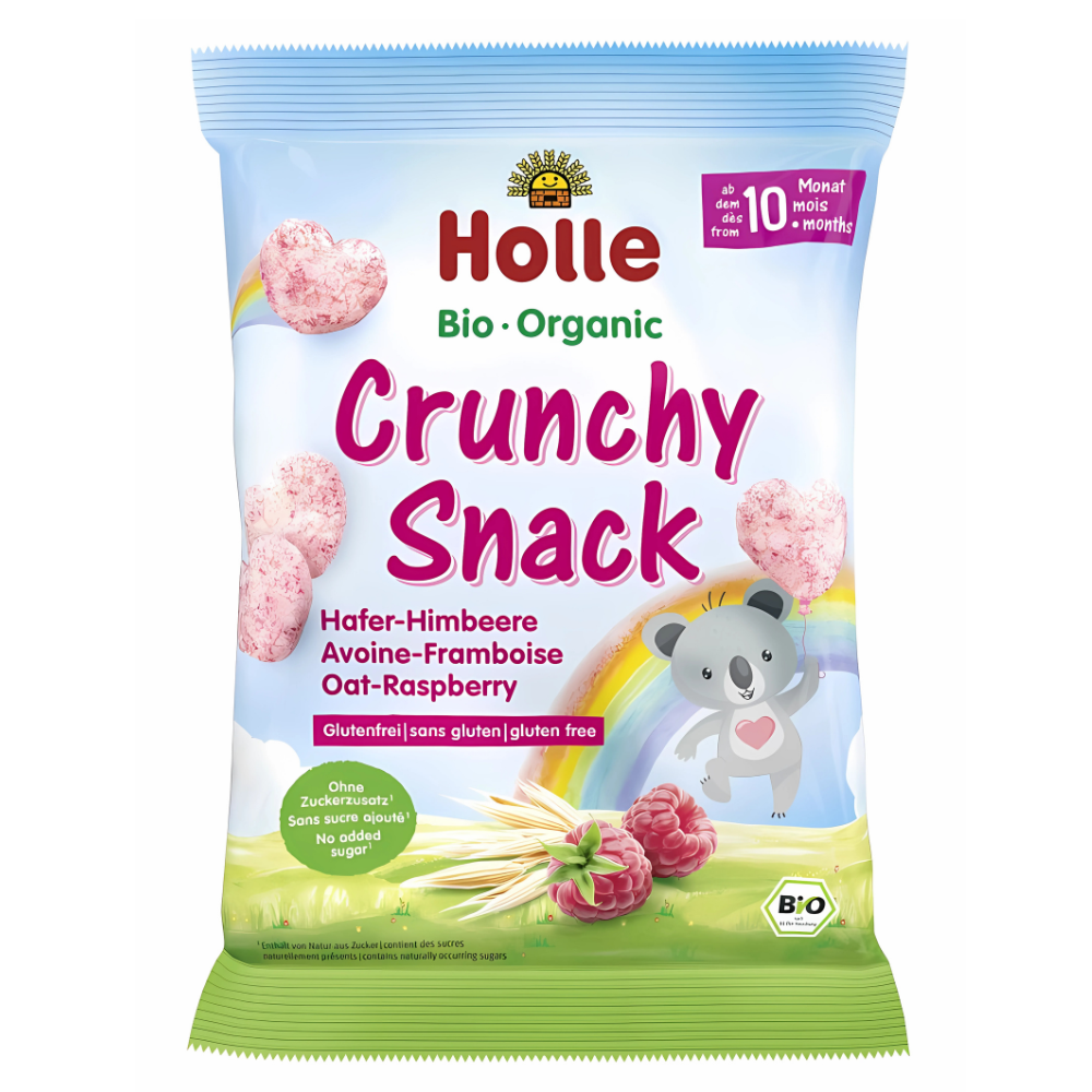 Organic Crunchy Snack Oat-Raspberry