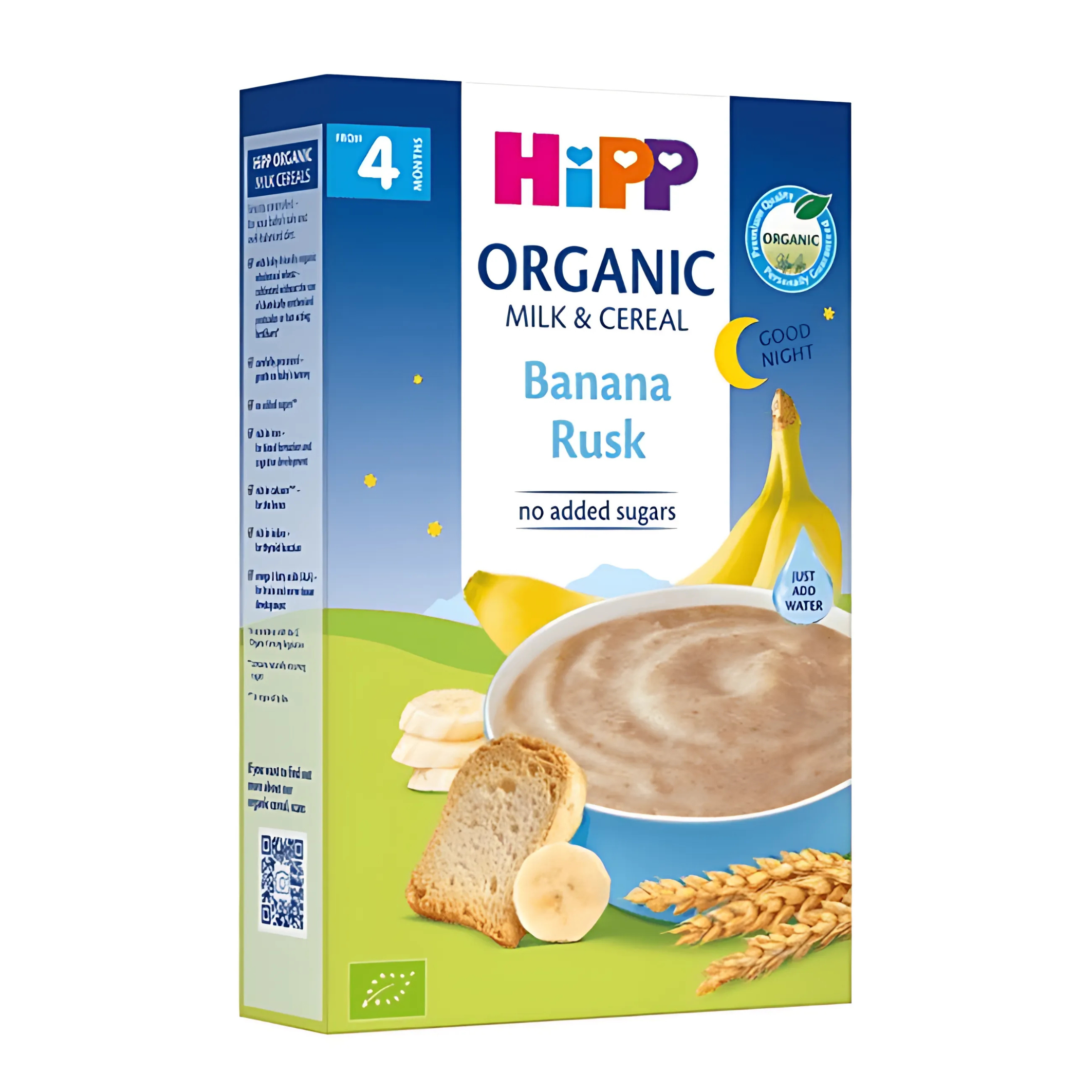 HiPP Organic Banana Rusk Good-Night Milk Cereal 250g - Main Image