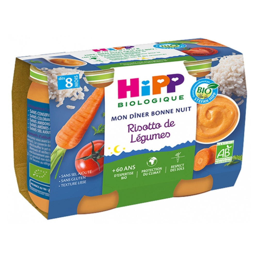HiPP Organic  Good Night Dinner Vegetables Risotto