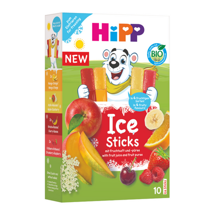 HiPP Organic Fruit Ice Sticks Popsicles
