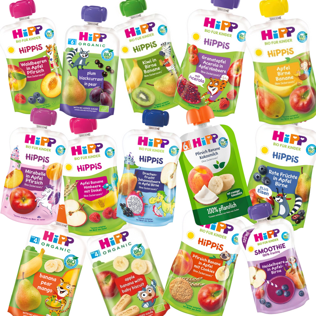 Hippis Hipp organic puree pouches best seller undles