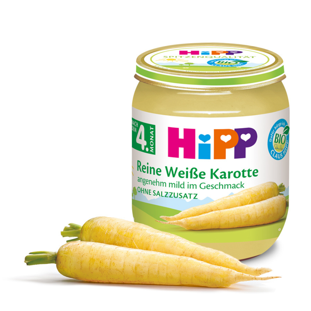 HiPP Organic White Carrots Puree Jar