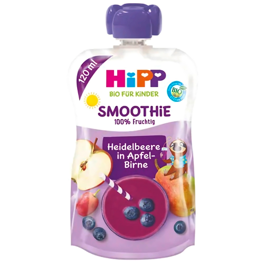 HiPP Smoothy Hippis Blueberry Apple Pear - 120g