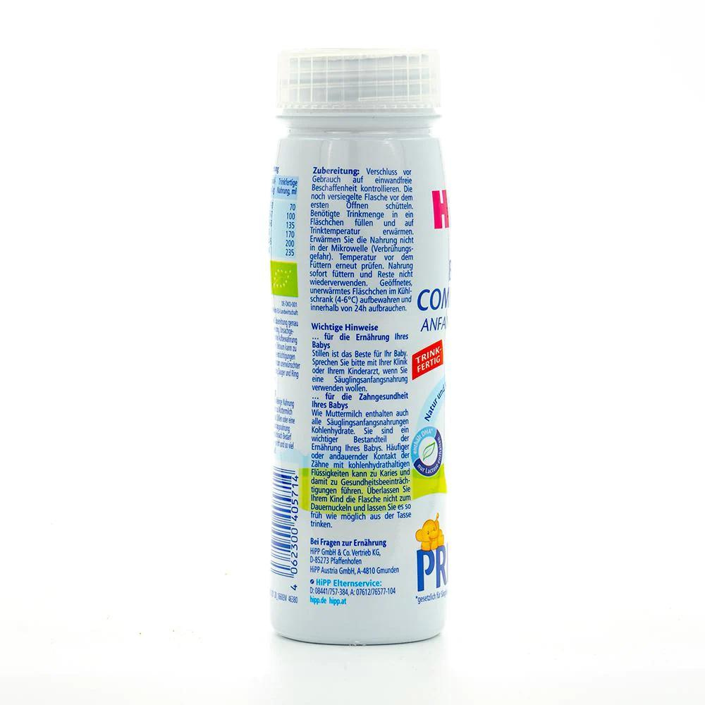 HiPP Pre Bio Combiotik® Organic Starter Milk Ready-to-Feed Mixture - 0