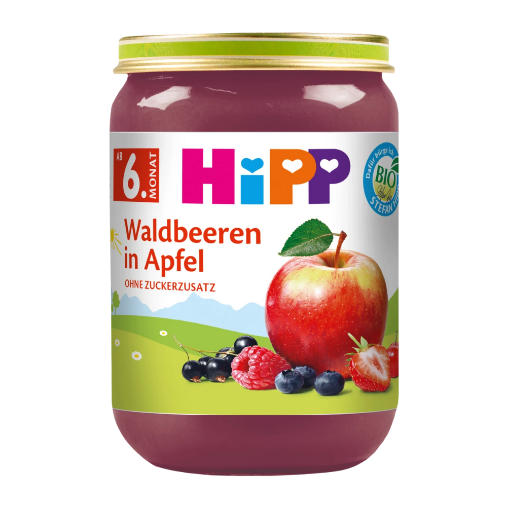 HiPP Wild Berries with Apple Puree Jar