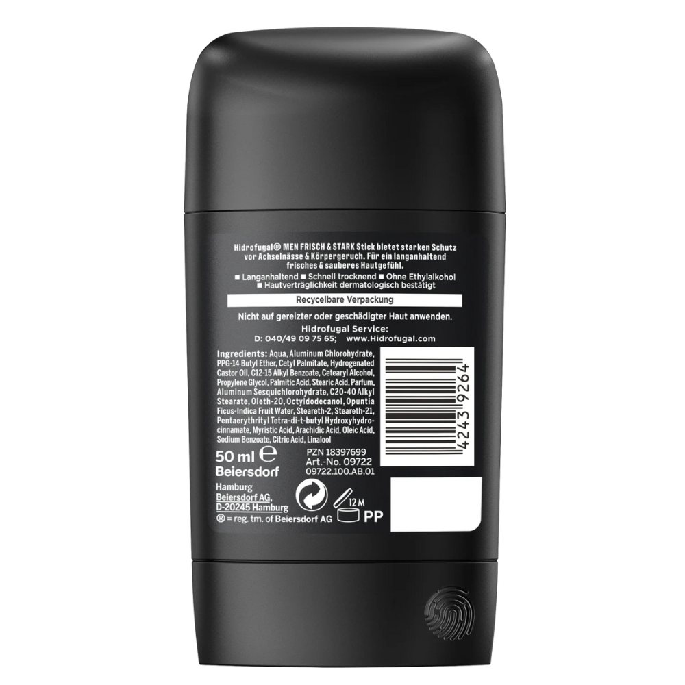 german Hidrofugal deodorant for men