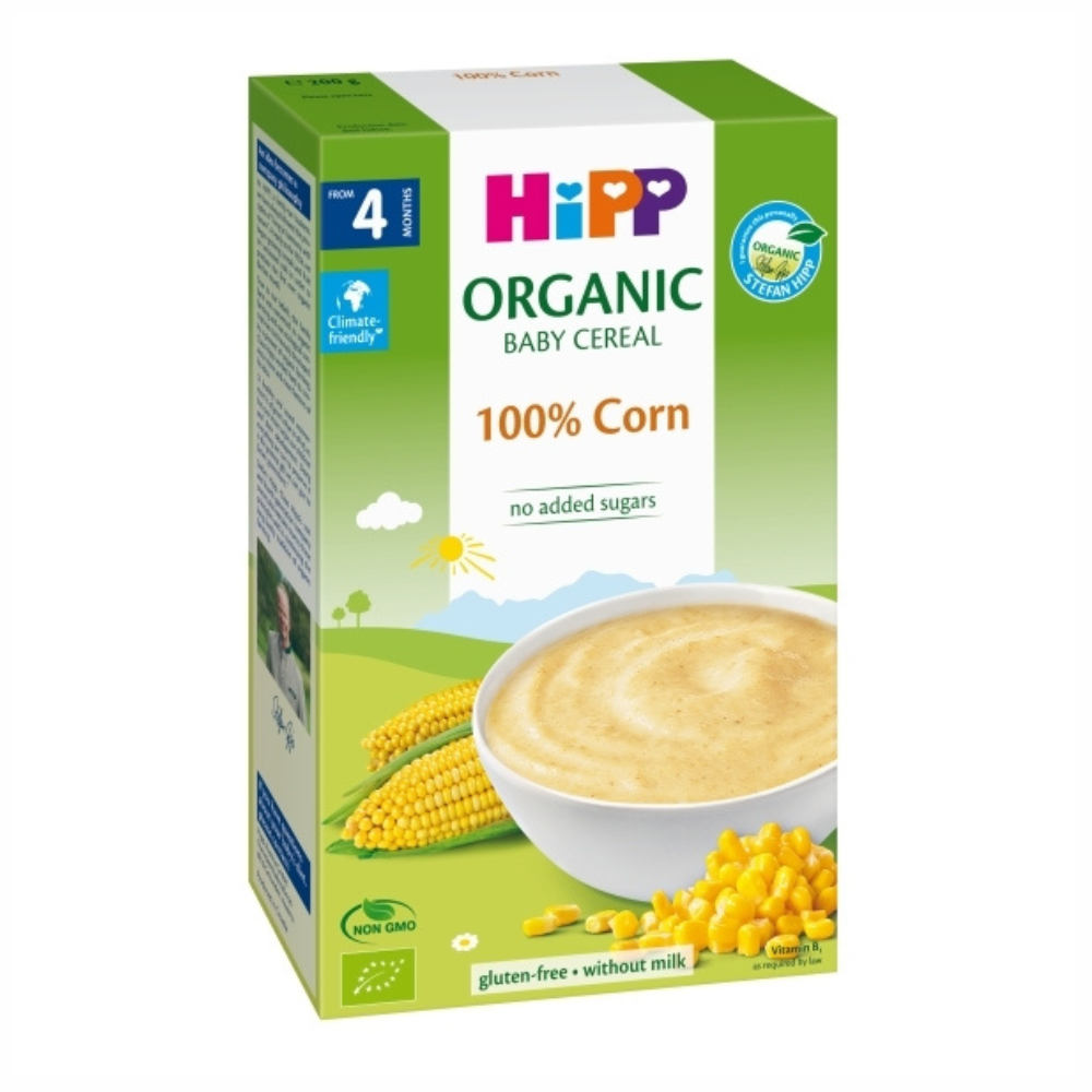 Hipp Organic Corn Cereal 250 g – Bonpek Baby - Main Image
