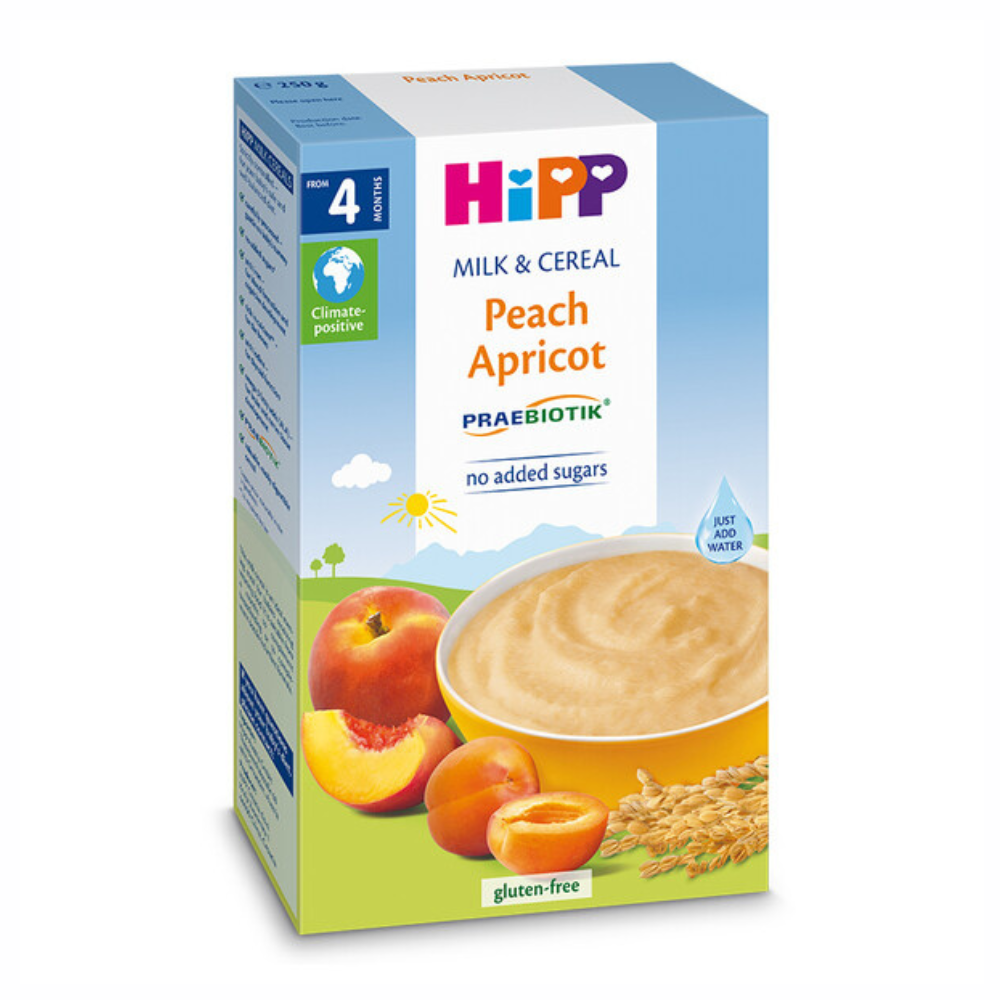 Hipp Peach Apricot  Organic Milk  Cereal - 250 g