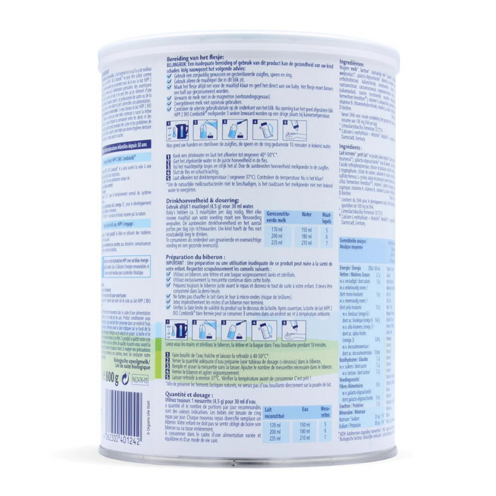 HiPP Dutch Stage 2 Combiotik Organic Formula – 6+ Months | Bio Follow-On Milk