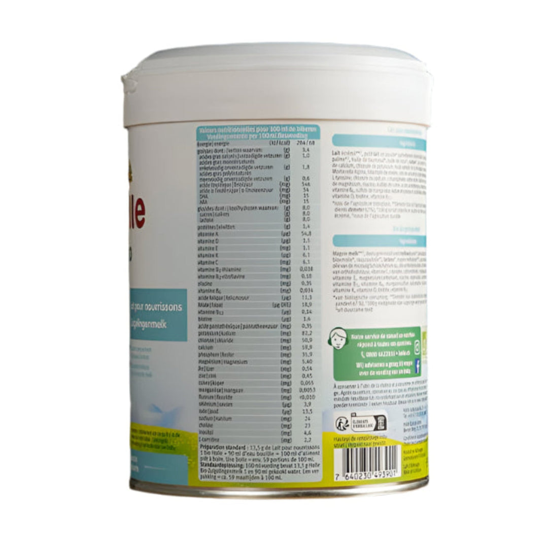 Holle Dutch Stage 1 Organic Cow Milk Infant Formula – 800g