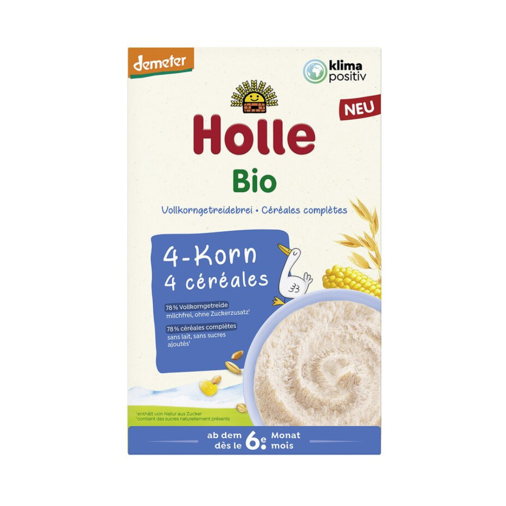 Holle Organic whole grain cereal porridge 4-grain