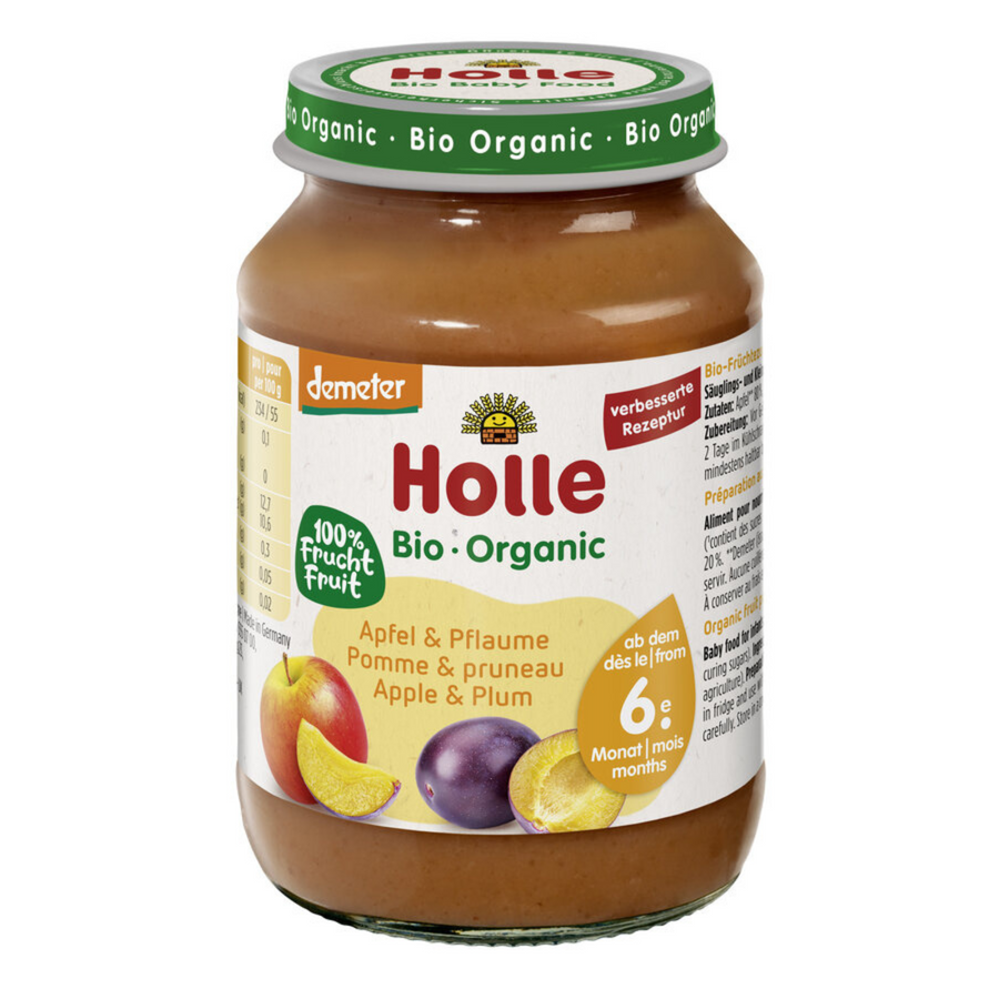 Holle Apple and Plum Puree 190