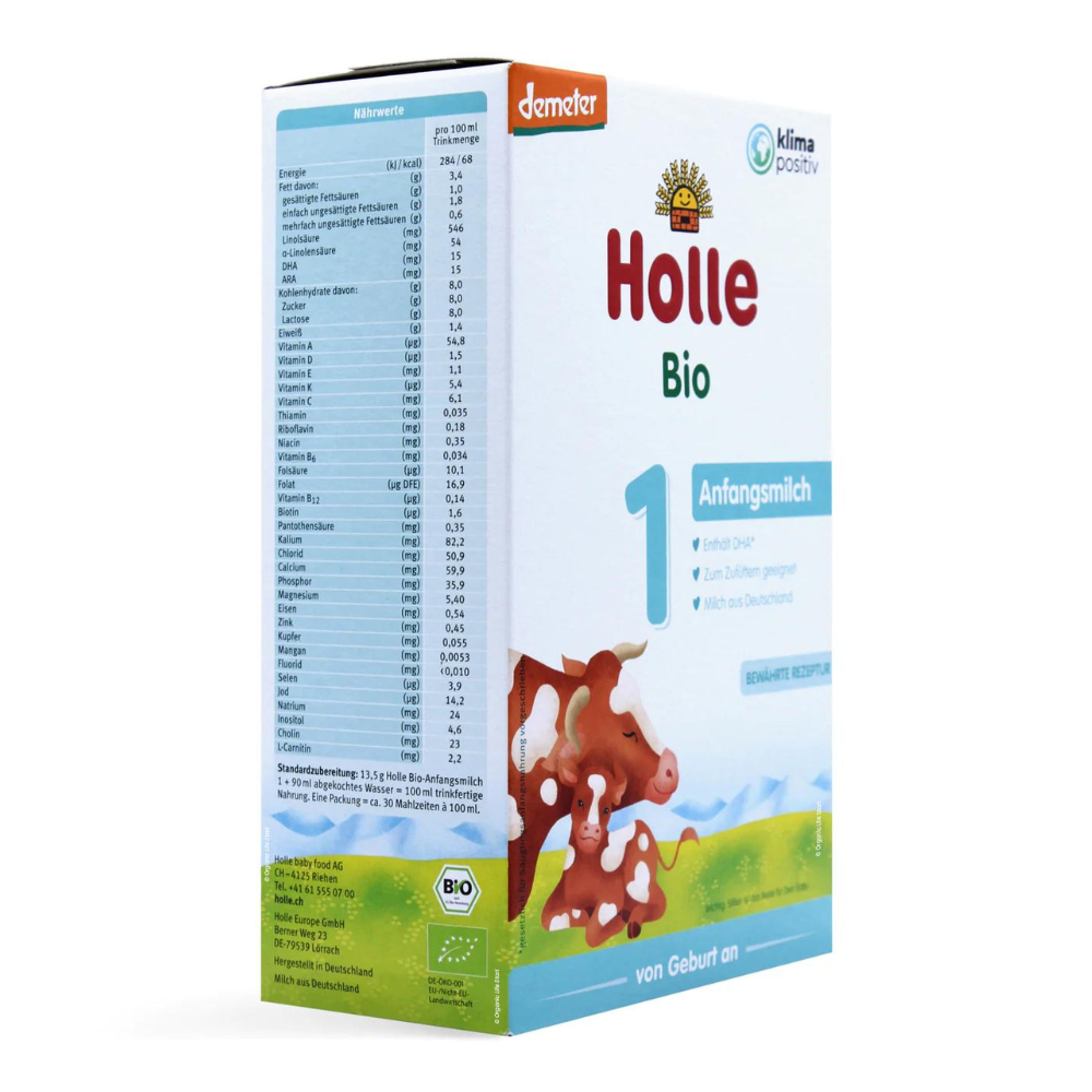 Holle Stage 1 Organic Formula - Holle 1-2