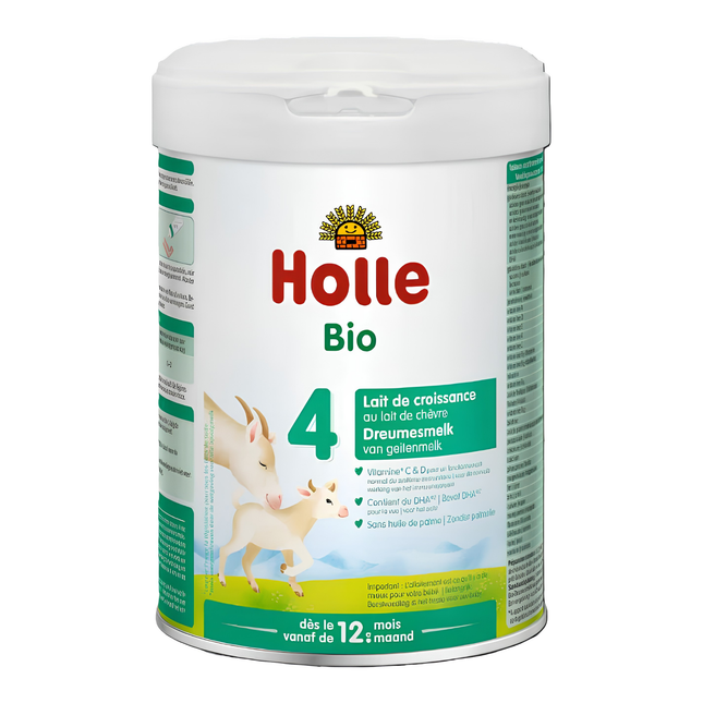 Holle Goat Stage 4 Dutch Organic Toddler Milk Formula 800g tin can front view