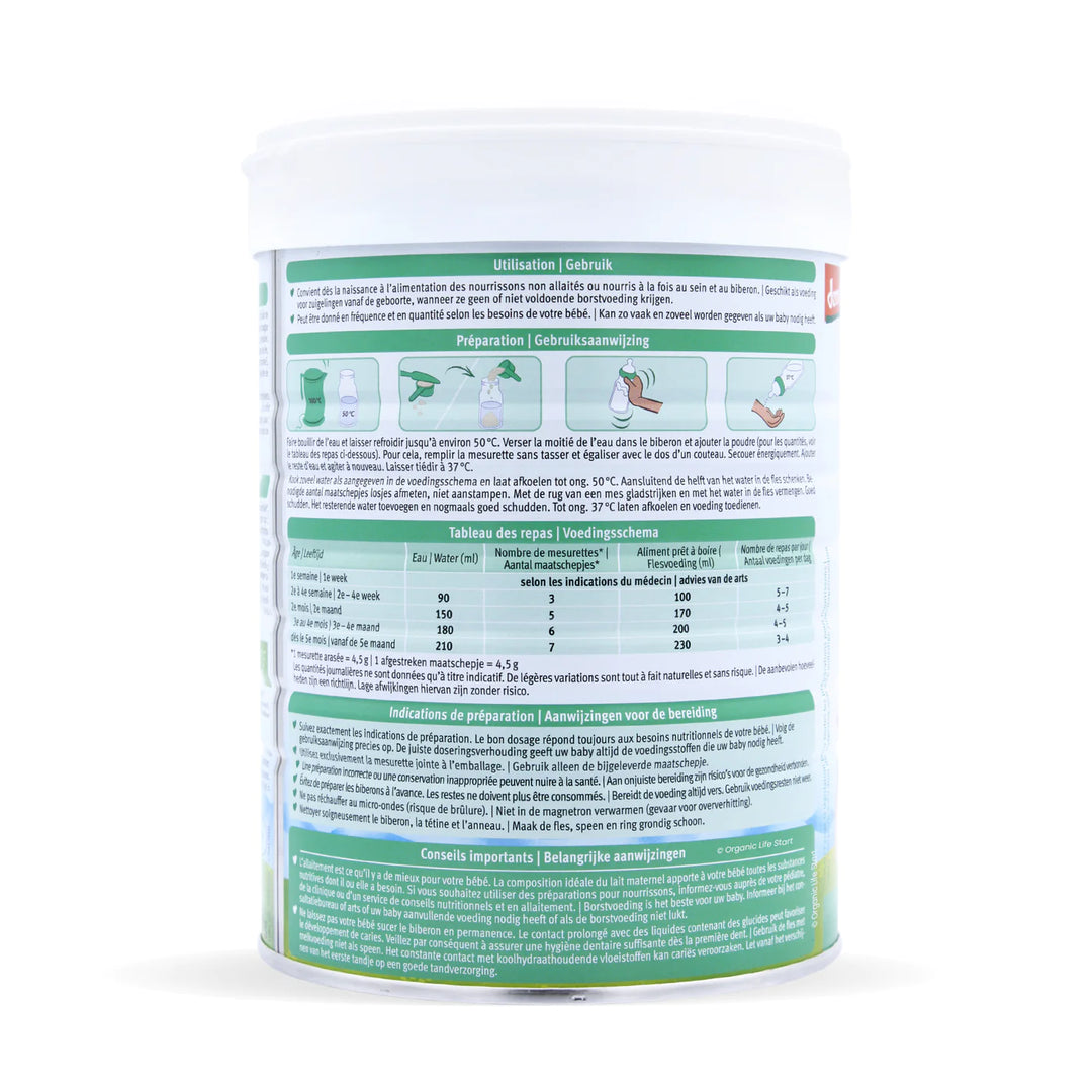 Holle Stage 1 Goat Milk Formula - Dutch Version - 800g