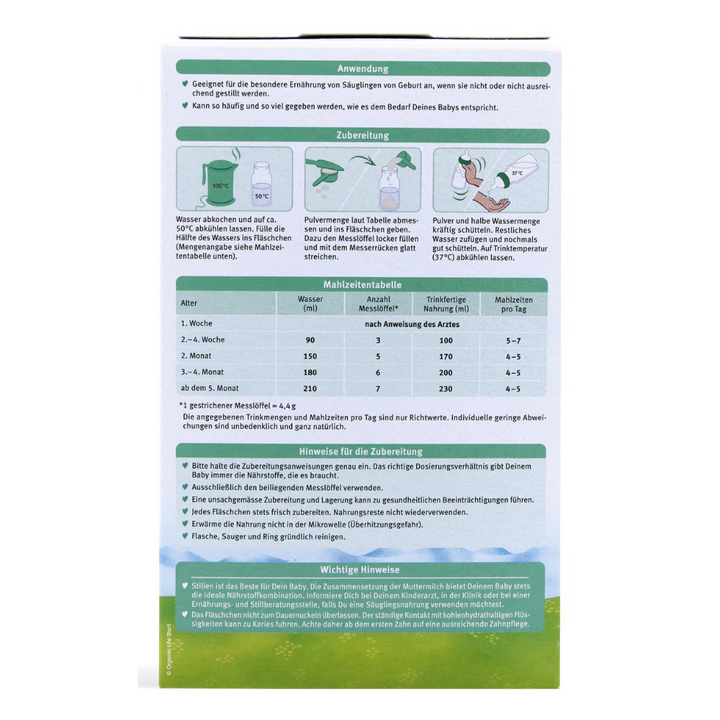 holle goat milk formula pre