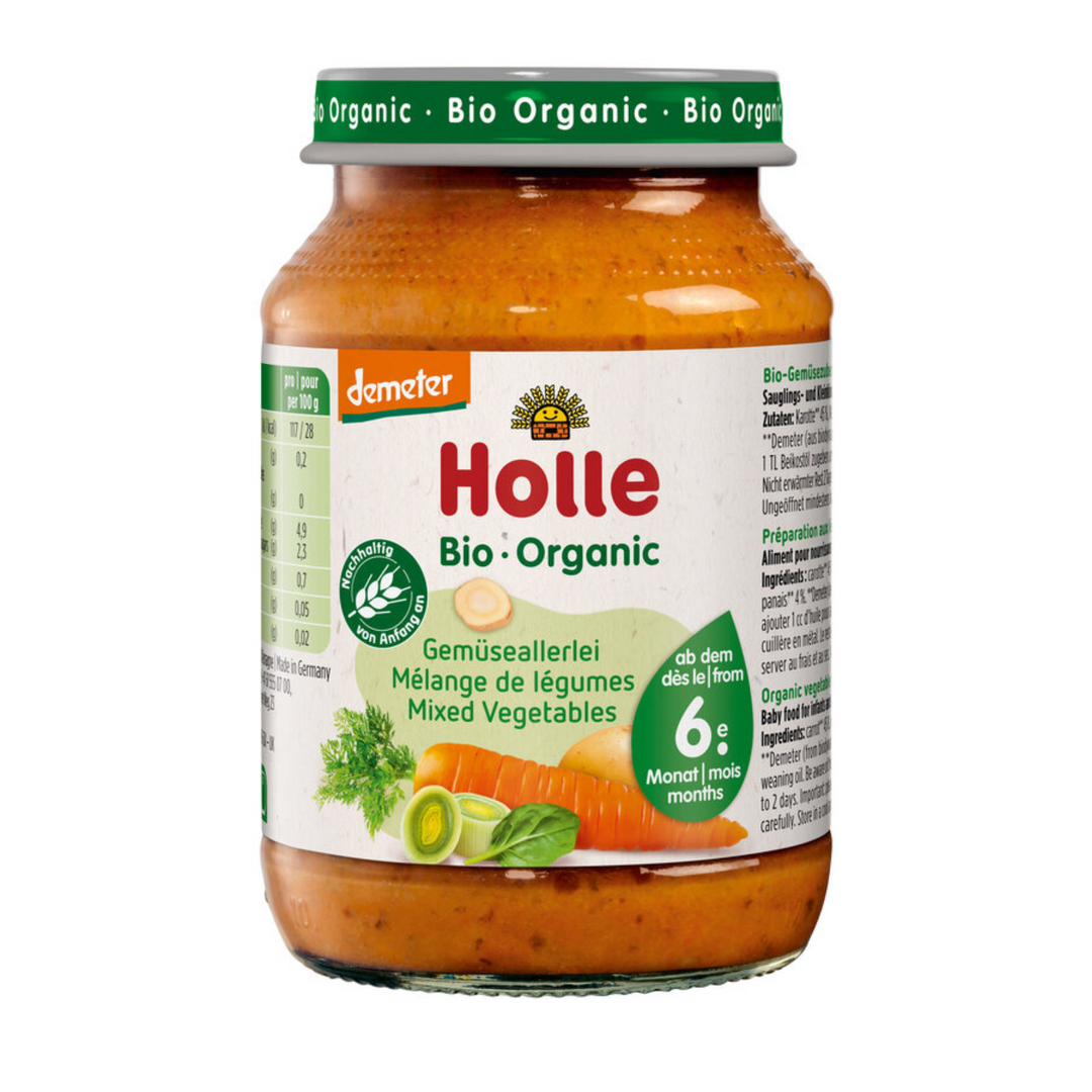 Holle Mixed Vegetables Puree - 190 g