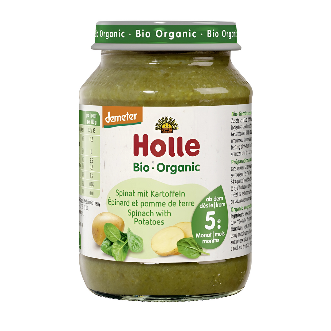 Holle Spinach with Potatoes Puree 190 g