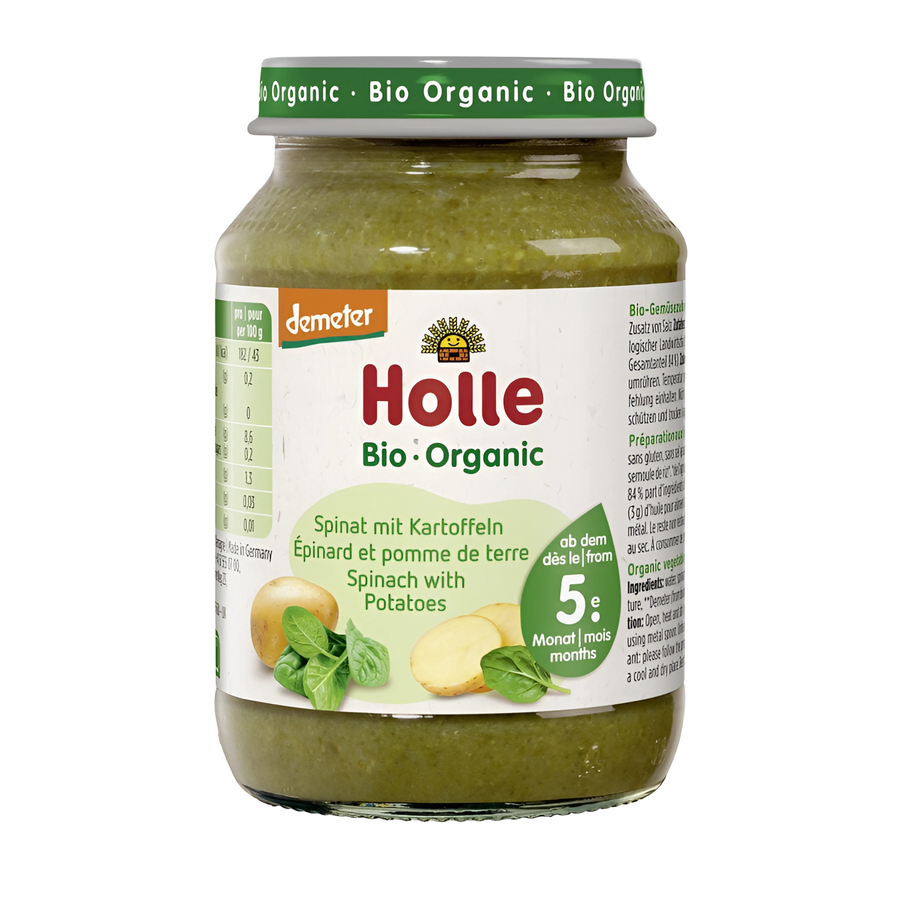 Holle Spinach with Potatoes Puree 190 g