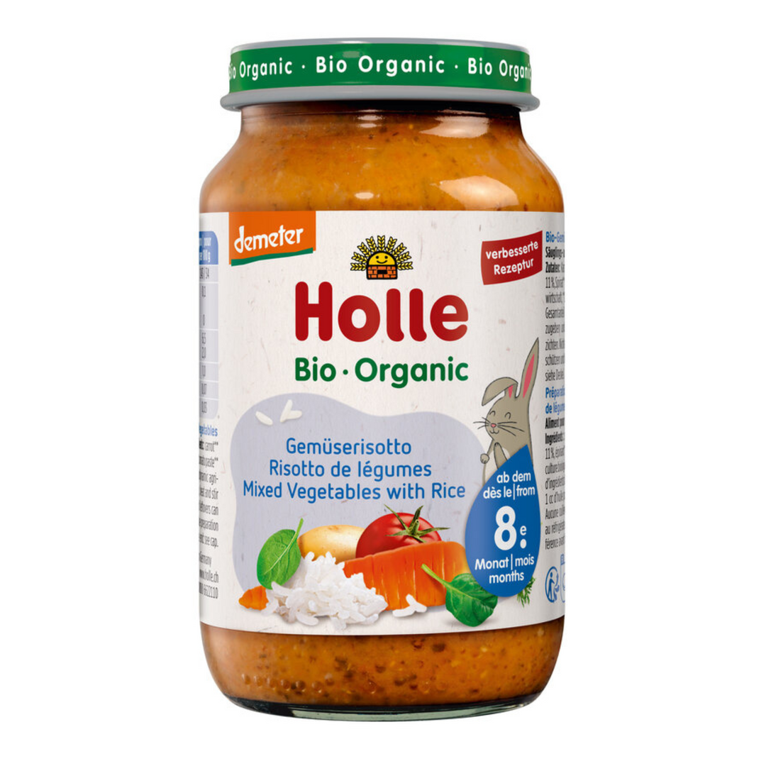 Holle Mixed Vegetables with Rice Puree 220 g (2 Jars)