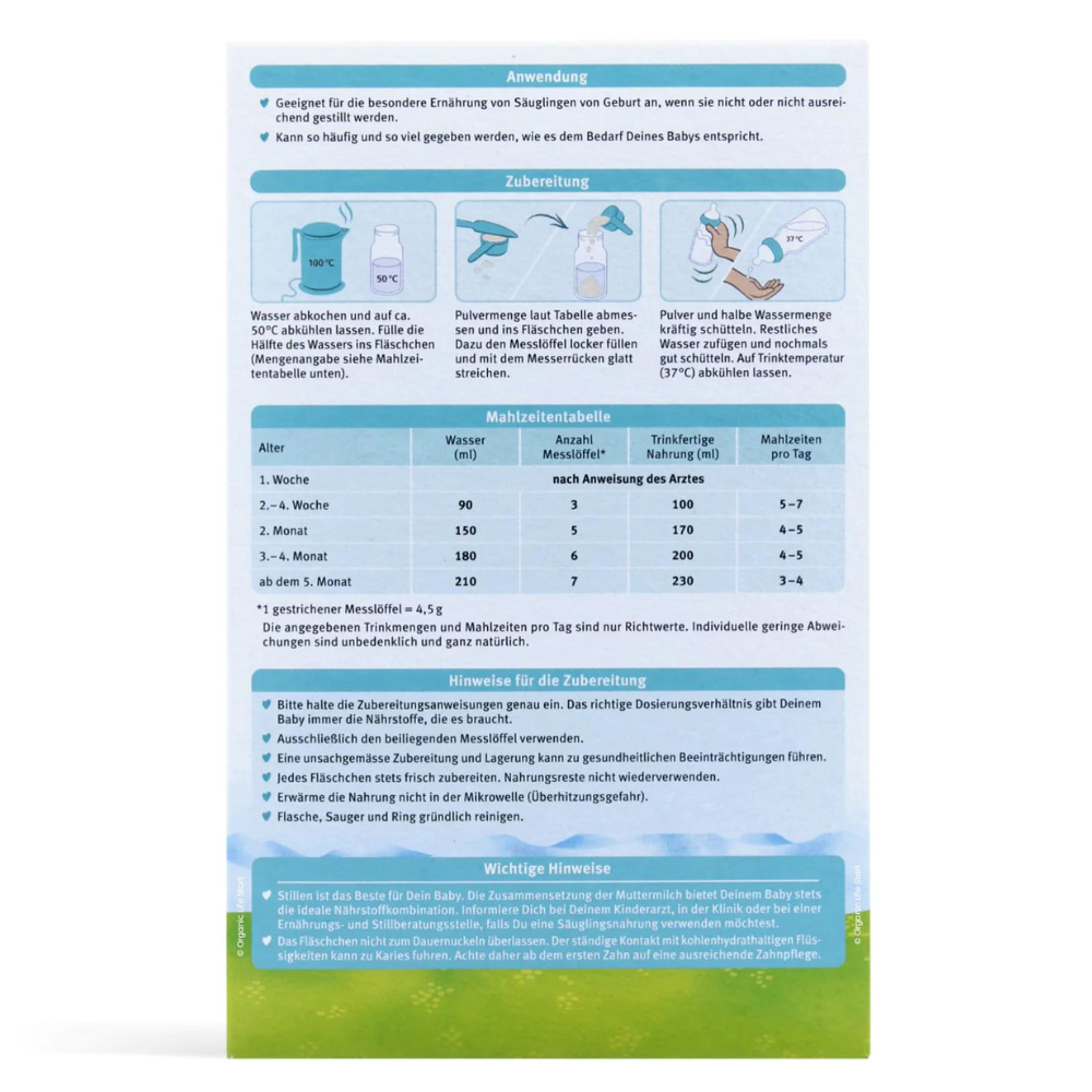 Holle Stage 1 Organic Formula - Holle 1