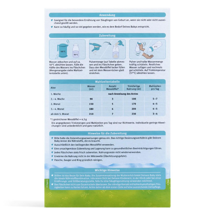 Holle Stage 1 Organic Formula - Holle 1
