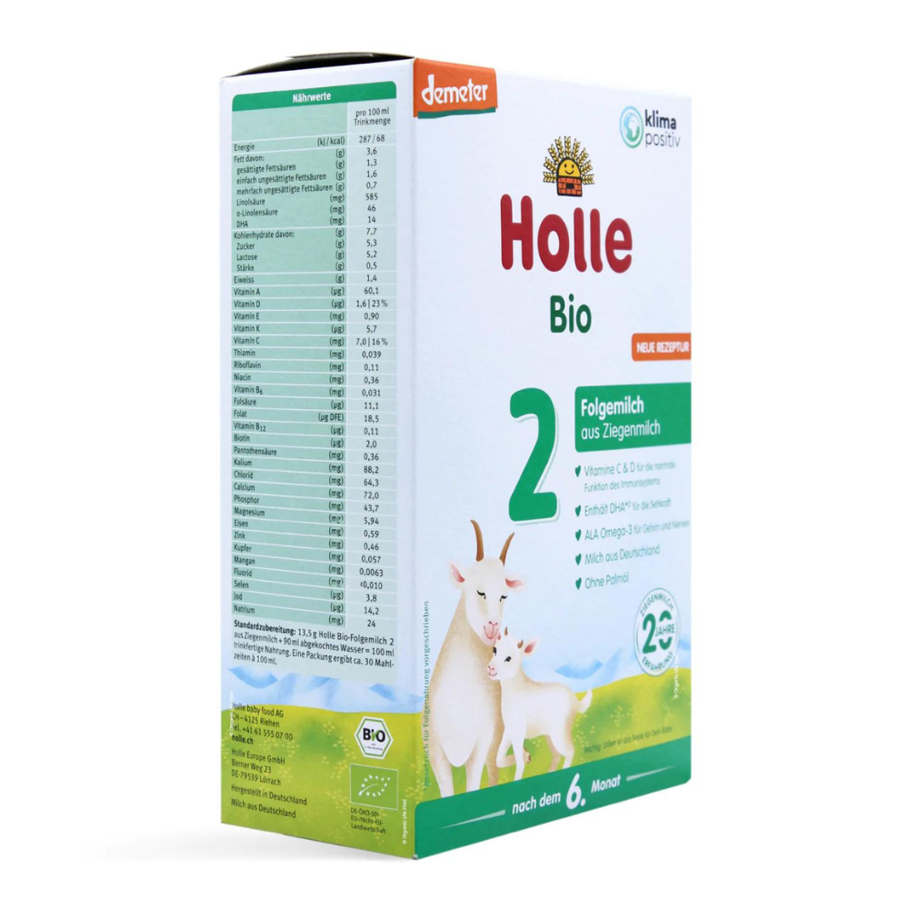 Holle Goat 2- Holle Organic Goat Milk Formula Stage – Bonpek Baby