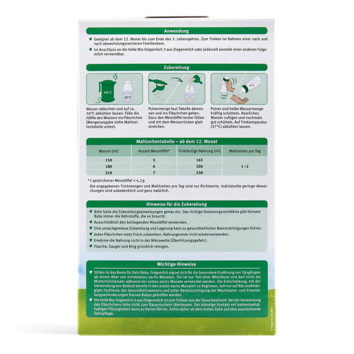 Holle Goat 4 - Holle Goat Milk Stage 4 Organic Baby Formula