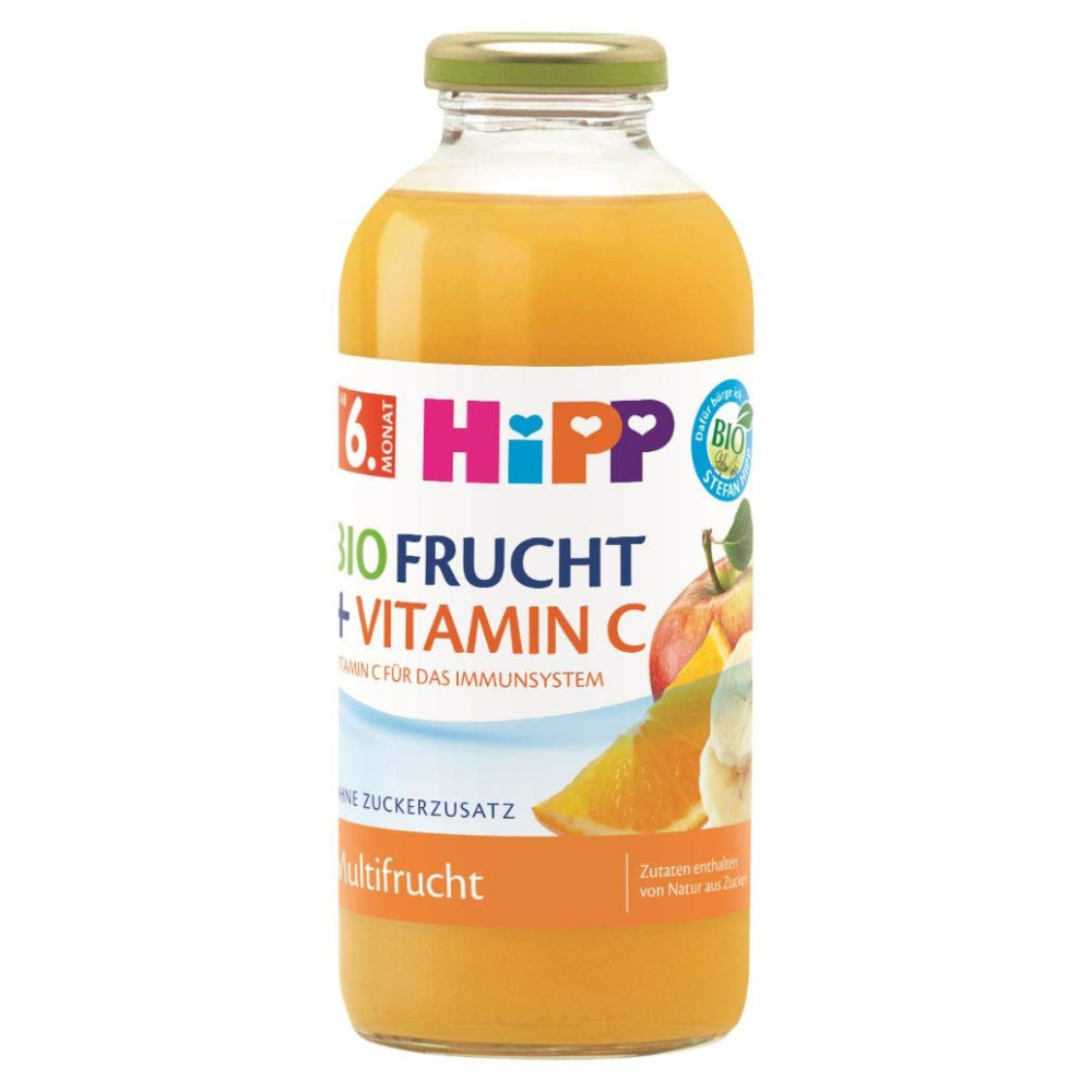 HiPP Organic Multifruit + Vitamin C Juice for 6 months and older