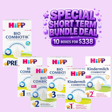 HiPP Bio Combiotik Special Bundle Deals (Stages PRE, 1, 2, 3, 1+, 2+)