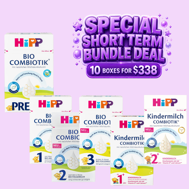 HiPP Bio Combiotik Special Bundle Deals (Stages PRE, 1, 2, 3, 1+, 2+)